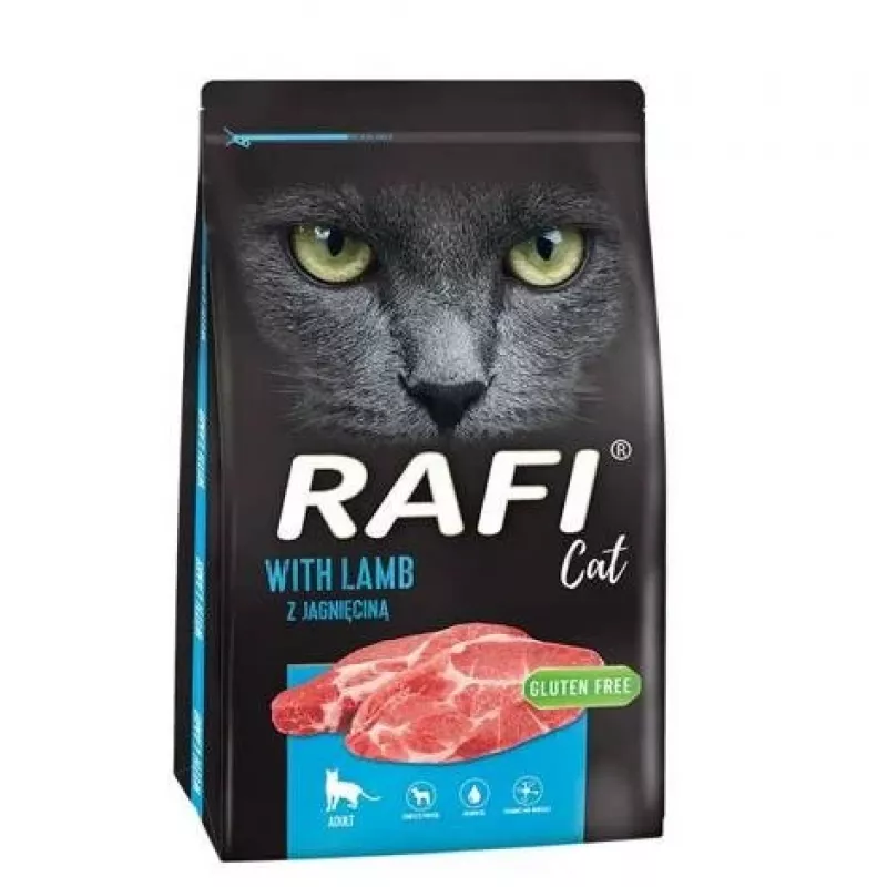 DOLINA NOTECI Rafi Cat su ėriena – sausas kačių maistas – 7 kg