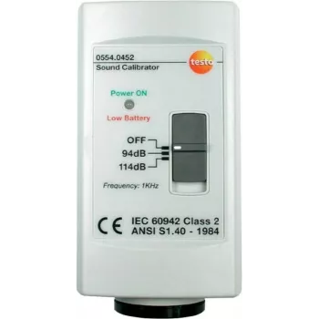 Testo 0554 0452 skaitmeninis garso lygio matuoklis 0–114 dB (0554 0452)