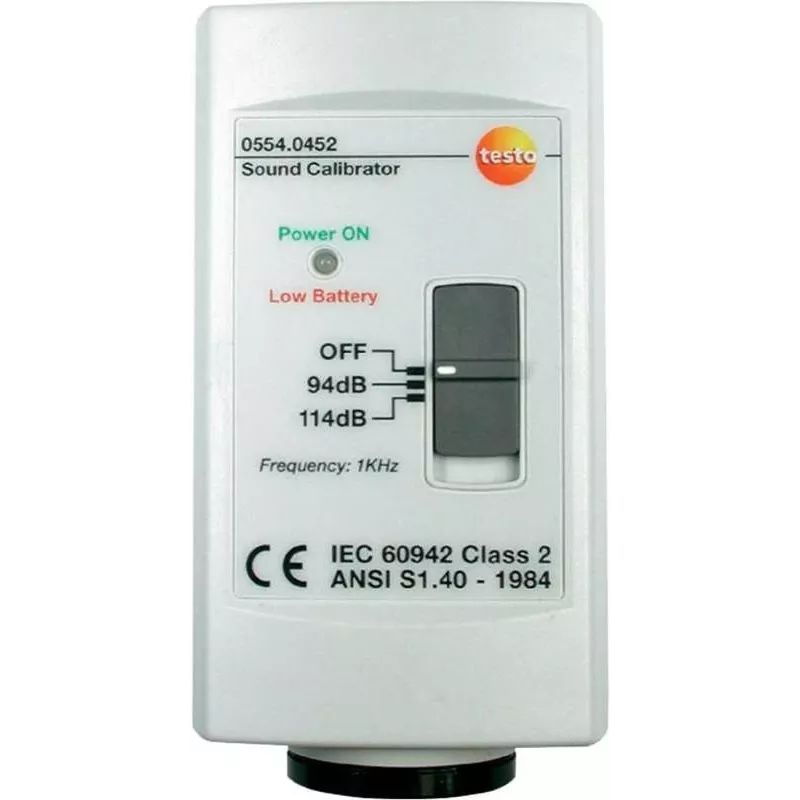 Testo 0554 0452 skaitmeninis garso lygio matuoklis 0–114 dB (0554 0452)