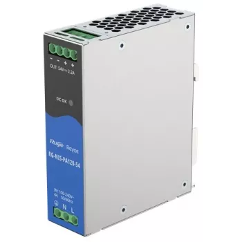 Maitinimo blokas RUIJIE RG-NIS-PA120-54 120W, AC 100–240V, 50/60Hz, -40–70°C, 125×35×110mm, 480g
