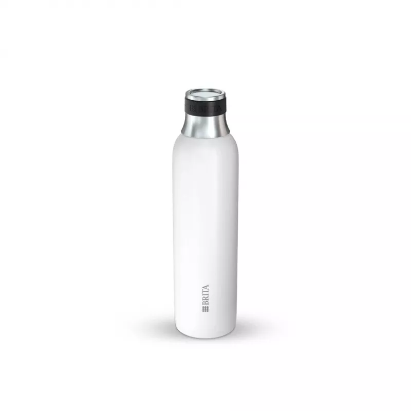 Gazuojantis butelis BRITA 1046738 gazuotiems gėrimams gaminti, nerūdijantis plienas, 650 ml, 77 mm Ø, 278 mm aukštis