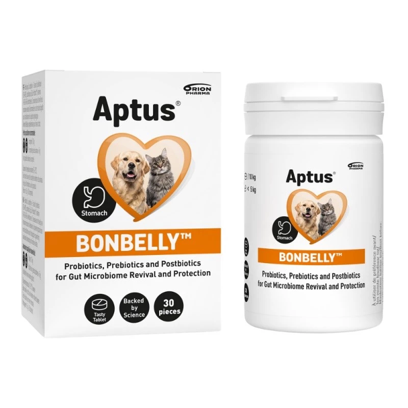 APTUS Bonbelly virškinimo sutrikimai – papildai šunims ir katėms – 30