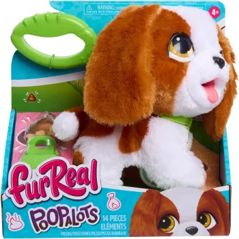furReal Poop-a-Lots Cavalier King Charles Spaniel, pliušinis žaislas