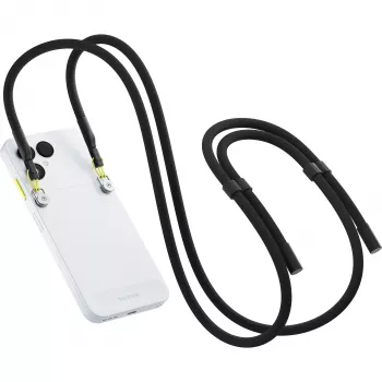 Nešiojimo dirželis Horizon Juoda, kilpa juoda, skirtas Fairphone 6