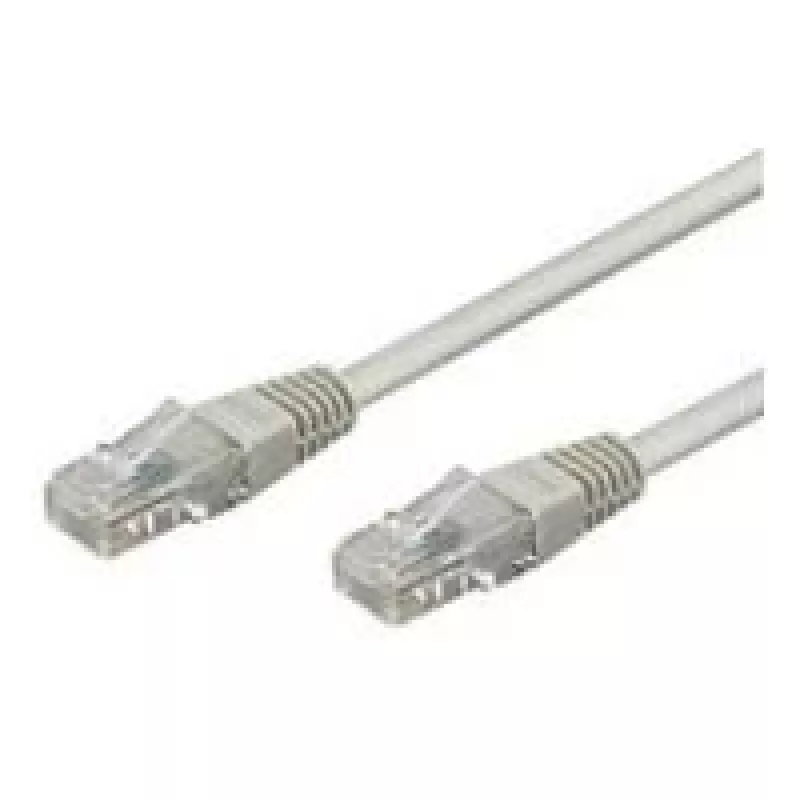 Wentronic Goobay CAT 5e sujungimo kabelis, U/UTP, pilkas, 0,5 m - CCA vario mišinys (68337)