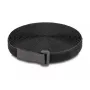 DeLOCK kablys-kilpa juosta 3m x 20mm juoda Nailonas