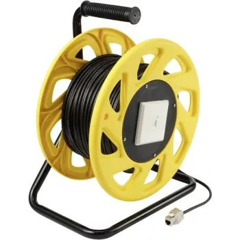 Renkforce RJ45 tinklo ilginamasis kabelis CAT 6a S/FTP 60 m oranžinis PUR apvalkalas (RF-5264730)