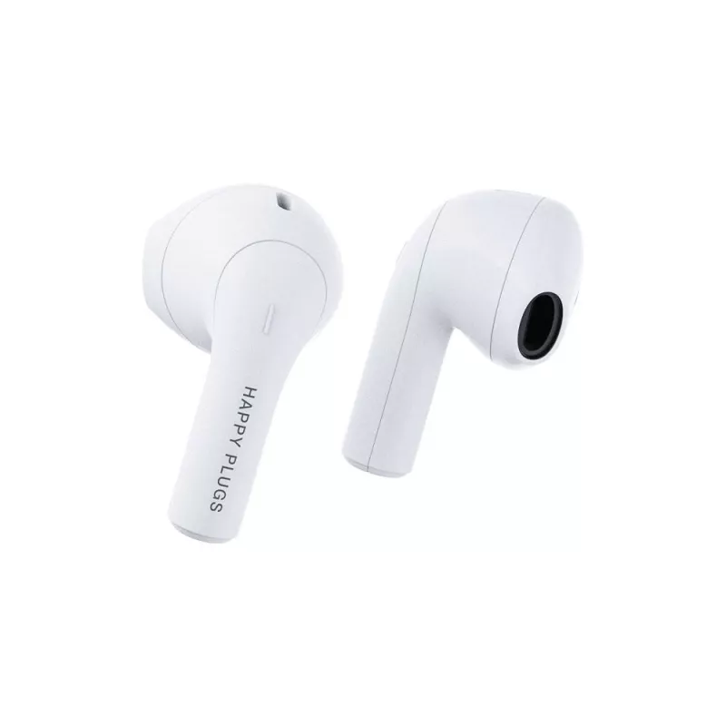 Laisvų rankų įranga happy plugs JOY TWS į ausis įdedamos Bluetooth ausinės skambučiams, muzikai, sportui — balta, 20–20000 Hz