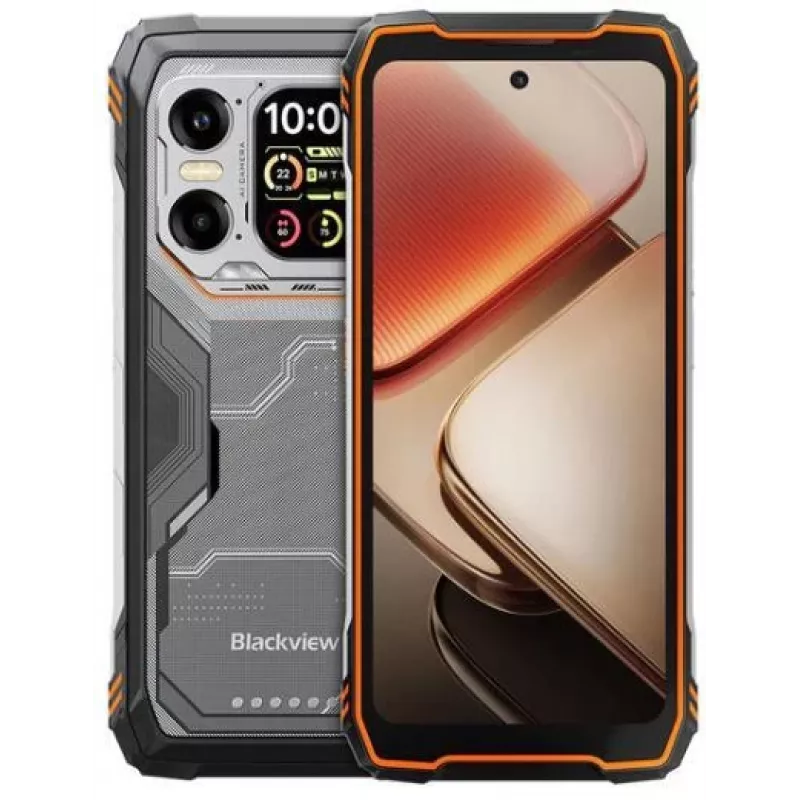 Išmanusis telefonas JuodaVIEW Juodaview XPLORE 1 — 12 GB RAM, 256 GB atmintinė, oranžinis