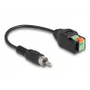 DeLOCK laidas RCA kištukas – gnybtų bloko adapteris su mygtuku 15 cm