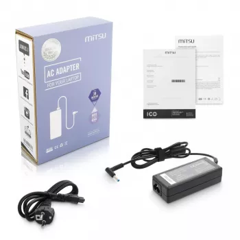 Maitinimo adapteris MITSU HP 5ZM032 19.5V 3.33A su 4.5×3.0 mm kištuku