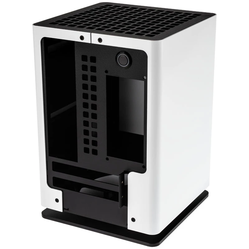 HGC Osmi 3.1 aliuminio Mini-ITX korpusas – baltas