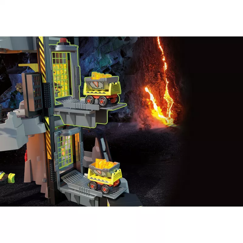 Playmobil - #70925 Dino Rise Dino Mine 386 dalių konstravimo rinkinys - Įvairiaspalvis