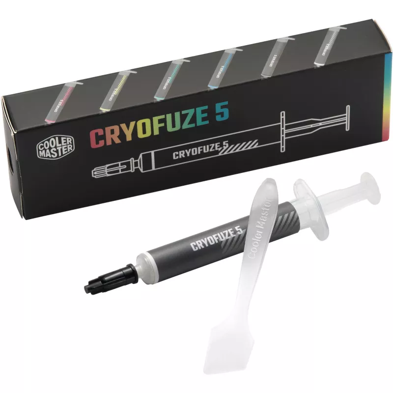 Termopasta Cooler Master CRYOFUZE 5 WHITE 3g — didelio laidumo procesoriaus/GPU termopasta