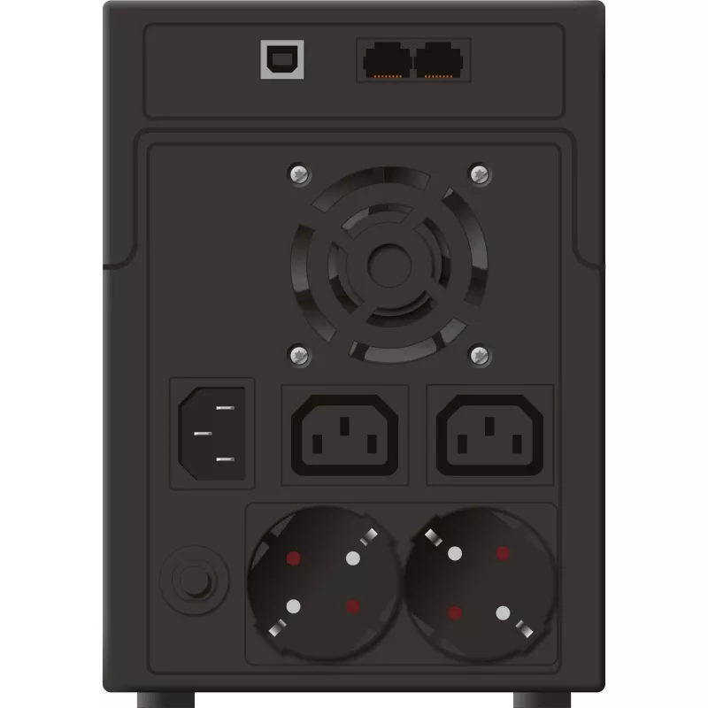 PowerWalker VI 2200 SHL Schuko nepertraukiamo maitinimo šaltinis (UPS) Line-Interactive 2,2 kVA 1200 W 4 kintamosios srovės lizdai(-as)