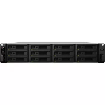 Synology SA3200D NAS serveris, 12 vietų, montuojamas į stovą, RAID 0/1/5/6/10/JBOD/RAID F1, 16 GB RAM, GbE/10GbE, iSCSI, 2U (SA3200D)