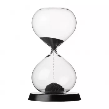 Hourglass Rituali Domestici Scorrendo U30793105B78 juodas 13,5 x 23 cm smėlio laikrodis