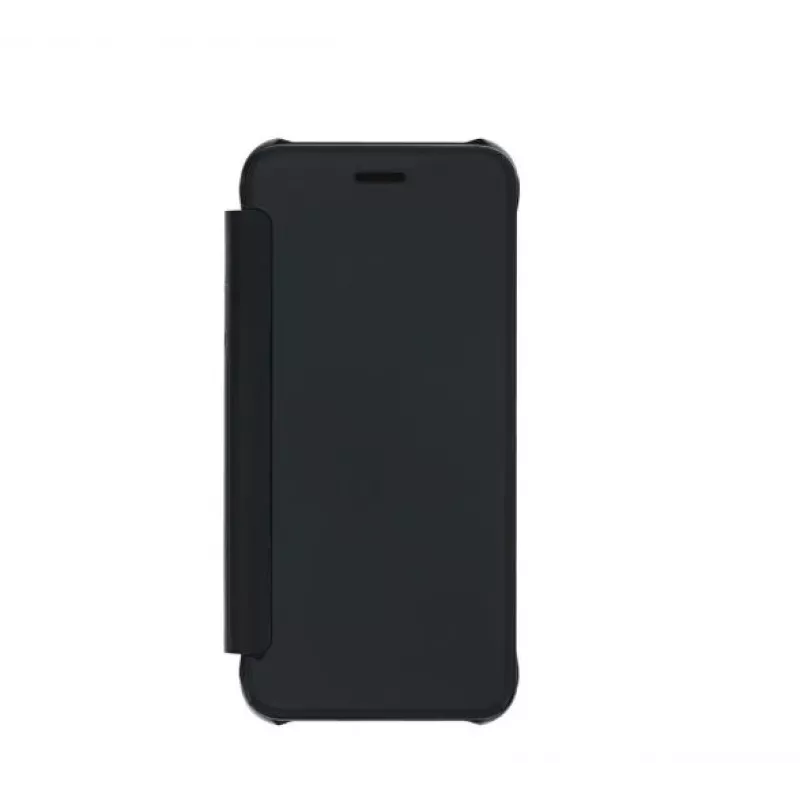 Telefono piniginės dėklas Tellur, skirtas iPhone 8 — sintetinė oda, juoda, su veidrodėliu