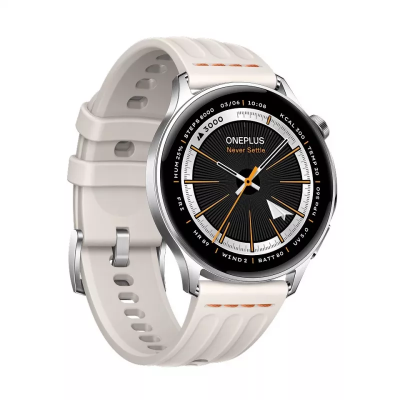 OnePlus Watch Lite - išmanusis laikrodis, sidabrinis