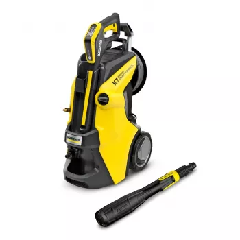 Kärcher K 7 Premium Smart Control Flex aukšto slėgio plovimo įrenginys 180 bar, 600 l/h, 3000 W, 10 m žarna, Bluetooth, LCD, geltonas/juodas (1.317-360.0)