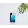 Išmaniojo telefono dėklas iKins, skirtas iPhone XR — mėlynos ežero spalvos išorė, juoda vidinė pusė