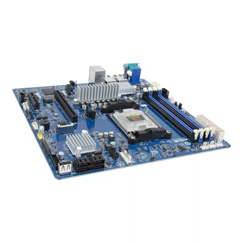 Pagrindinė plokštė GIGABYTE MC13-LE1 B650E microATX, skirta AMD AM5 (Ryzen 7000/9000, DDR5, 4x DIMM, 10Gb LAN, 2x RJ-45, 4x SATA III, M.2, RAID)