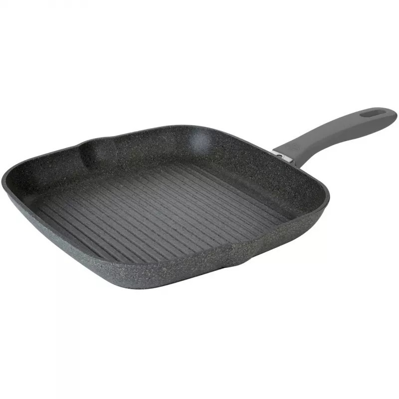 Grill keptuvė BALLARINI 75002-941-0 kvadratinė pilka 28 cm