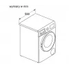 Bosch WNA13401PL Skalbimo-džiovinimo mašina 8 kg / 5 kg 1400 aps./min Balta