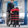 Riedanti platforma sisteminiams dėklams EINHELL E-Case, juoda, keliamoji galia iki 120 kg