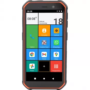 Išmanusis telefonas Olympia TREK 5.5 colio 3 GB 32 GB juoda oranžinė
