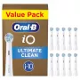 Oral-B iO Ultimate Clean keičiamosios šepetėlių galvutės, baltos, 10 vnt.