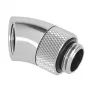 Barrow 45° pasukamas adapteris G1/4 išorinis į G1/4 vidinis, sidabrinis, modelis TWT45-B01 s