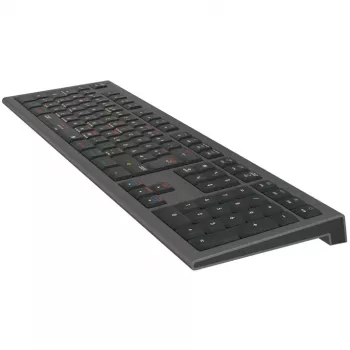 Logickeyboard LKB-OSX-A2M-DE klaviatūra USB QWERTZ vokiška juoda (LKB-OSX-A2M-DE)
