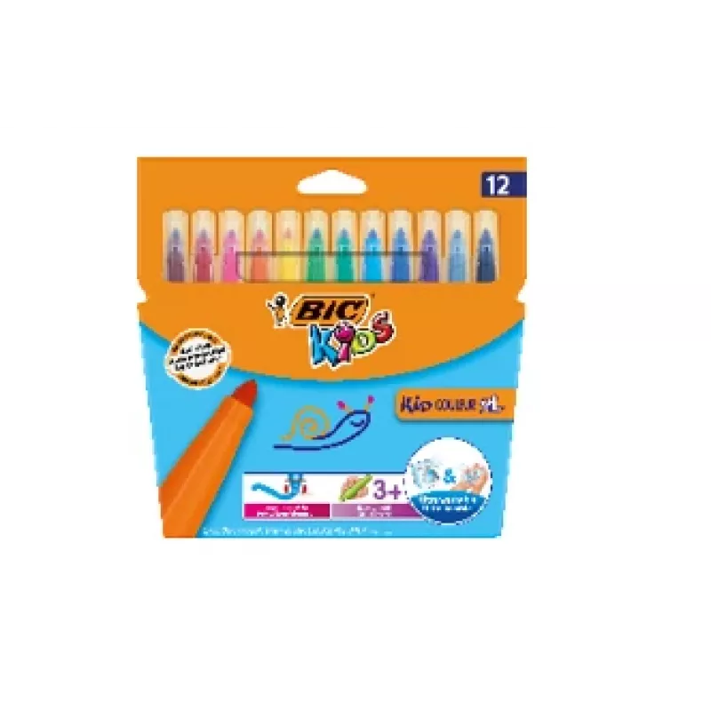 Flomasteris BIC Kid Couleur XL Daugiaspalvis