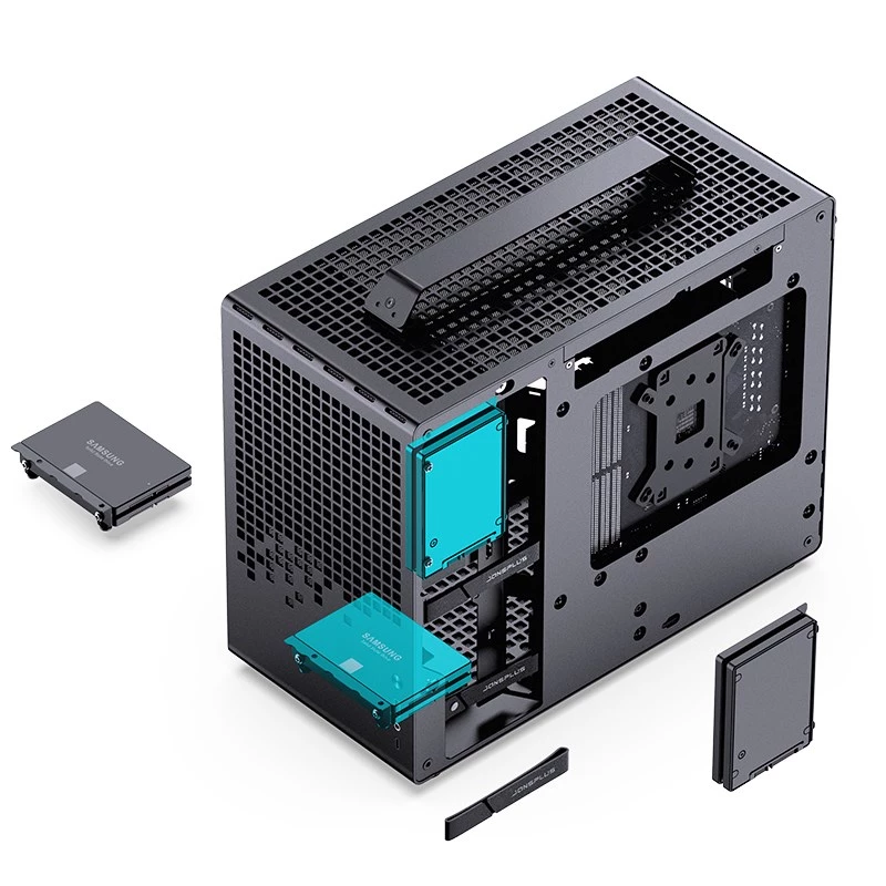 Jonsplus MATX Rankenos Korpusas Z20 - juodas