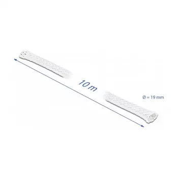 Apsauginė mova DeLOCK 20805 10 m x 19 mm balta