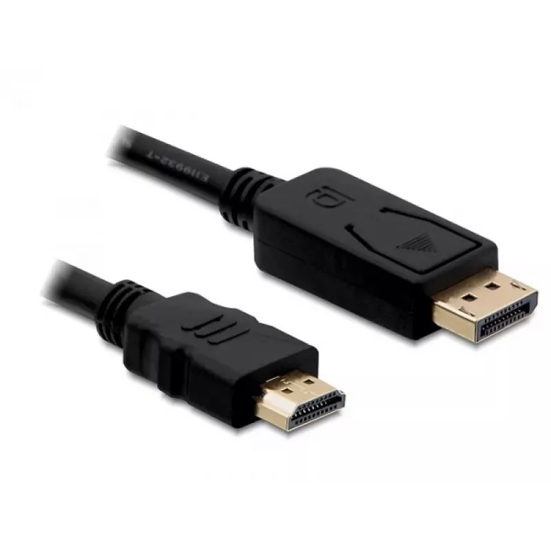 Displayport/HDMI laidas DeLOCK 82586 1m juodas