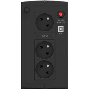 PowerWalker 10121071 nepertraukiamo maitinimo šaltinis (UPS) Line-Interactive 1 kVA 600 W 3 kintamosios srovės lizdai