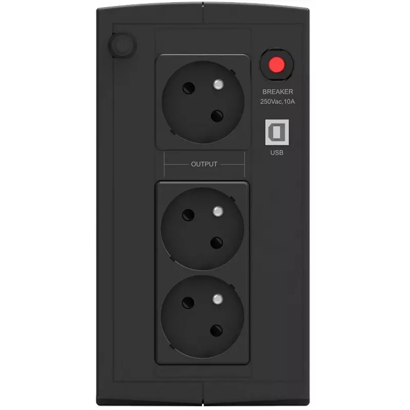 PowerWalker 10121071 nepertraukiamo maitinimo šaltinis (UPS) Linijinis-interaktyvus 1 kVA 600 W 3 AC lizdai