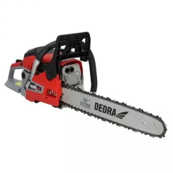 Benzininis grandininis pjūklas Dedra DED8718, 45 cm strypas, 2,4 kW variklis