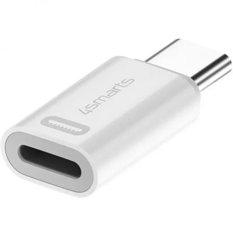 jungčių adapteris 4smarts 540711 Lightning USB-C baltas