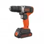 BLACK & DECKER | Belaidis gręžtuvas-suktuvas | BCD001C2-QW | 18 V | 2x1,5 Ah | Ličio
