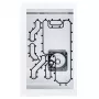 Priekinė plokštė Stealkey Customs, skirta Lian Li O11D Mini MK2 — balta (SW10011.1)