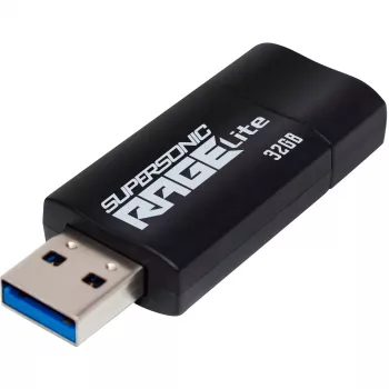 Patriot Memory Supersonic Rage Lite USB atmintinė 32 GB USB Type-A 3.2 Gen 1 (3.1 Gen 1) juoda, mėlyna