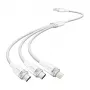 USB 2.0 A į 3 viename 3A laidas Vention CTPWG 1,5 m baltas