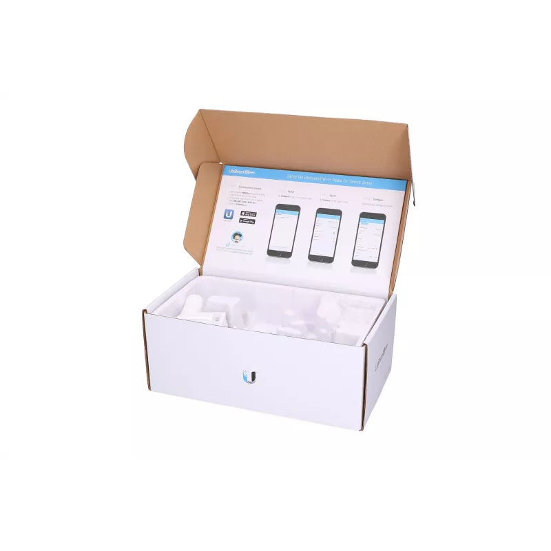 CPE Ubiquiti LBE-5AC-GEN2-5, LiteBeam 5AC, 5GHz, MIMO, 1x RJ45 1000Mb/s, 23dBi, 5 vnt. pakuotė