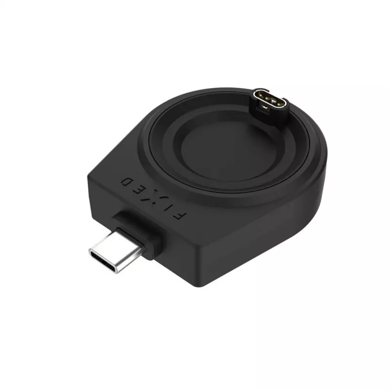 FIXED USB-C įkrovimo adapteris, skirtas Garmin Fenix/Epix/Venu/Vívoactive – suderinami modeliai išvardyti
