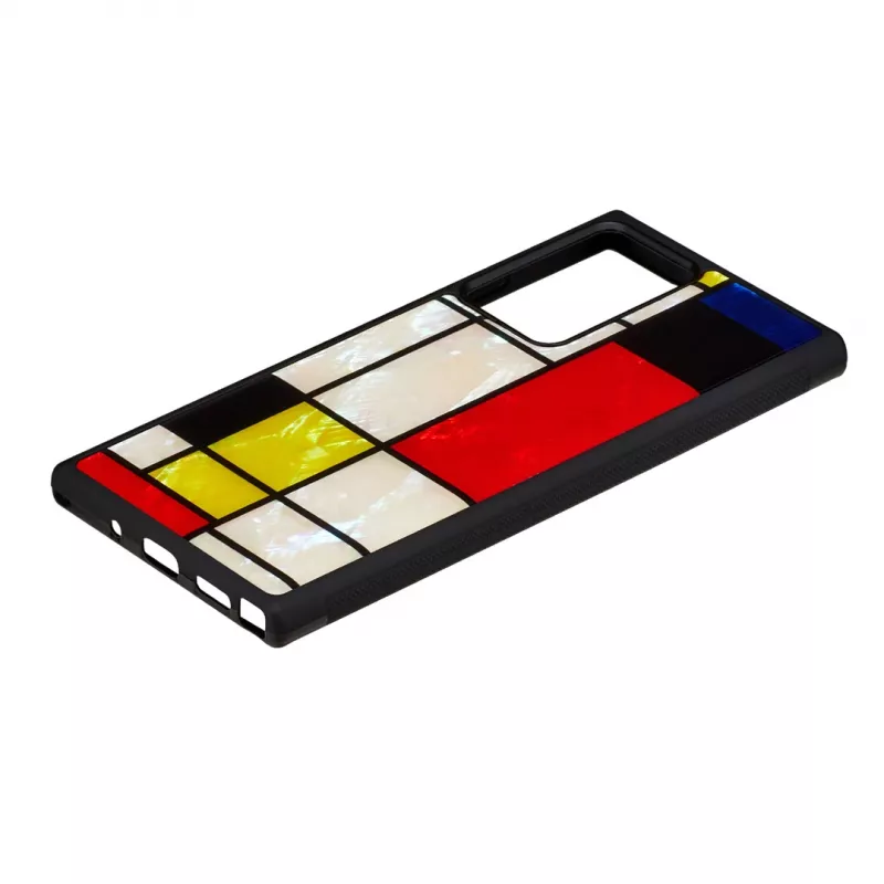 Apsauginis dėklas iKins Samsung Galaxy Note 20 Ultra – Mondrian Juoda