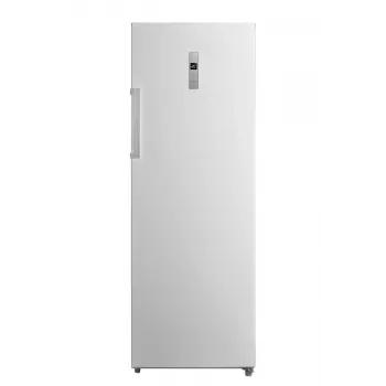 Vertikalus šaldiklis Midea MDRU333FZE01E — energijos klasė E, 238 L naudingoji talpa, 172,2 cm aukštis, No Frost, ekranas, laisvai statomas, baltas