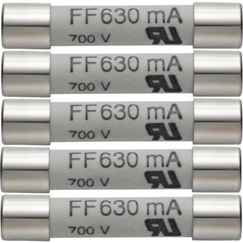 Testo lydusis saugiklis 630 mA,600 V (0590 0007)